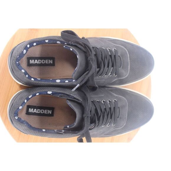 Madden Men's Punnit Sneaker-Black Nubuck-Size 10.5 - Picture 10 of 11